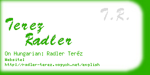 terez radler business card